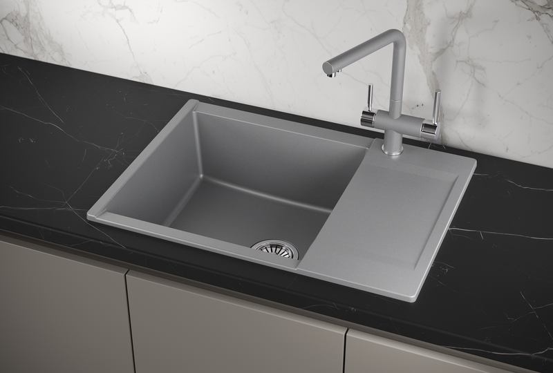 Мойка для кухни Granula Estetica 7003 алюминиум, 70х50 см, прямоугольная
